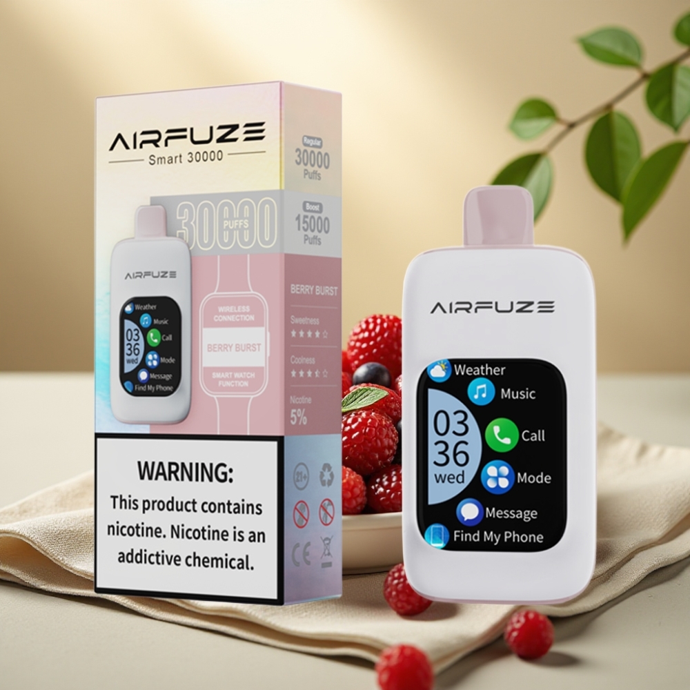 AirFuze Smart 30000 Puffs Disposable Pod Jaga Explózia 5%, 900mAh, Type-C