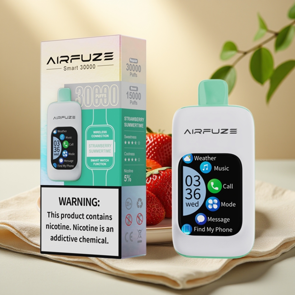 AirFuze Smart 30000 Puffs Disposable Pod Jahodové Leto 5% 900mAh Type-C