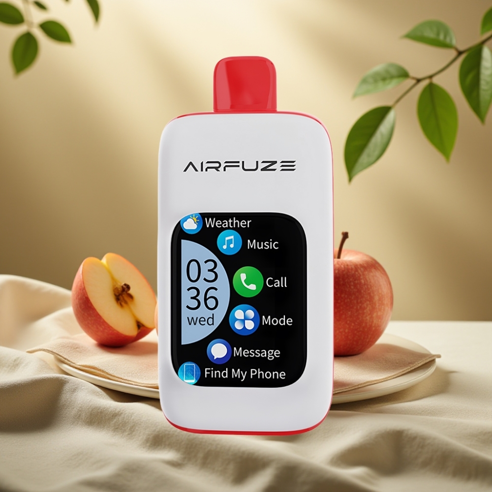 AirFuze Smart 30000 Puffs Disposable Pod Trojité Jablko, 5% nikotínu, 900mAh
