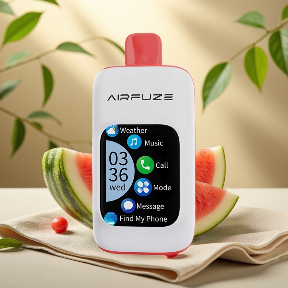 AirFuze Smart 30000 Puffs Disposable Pod vodný melón ľad, 5%, 900mAh, Type-C