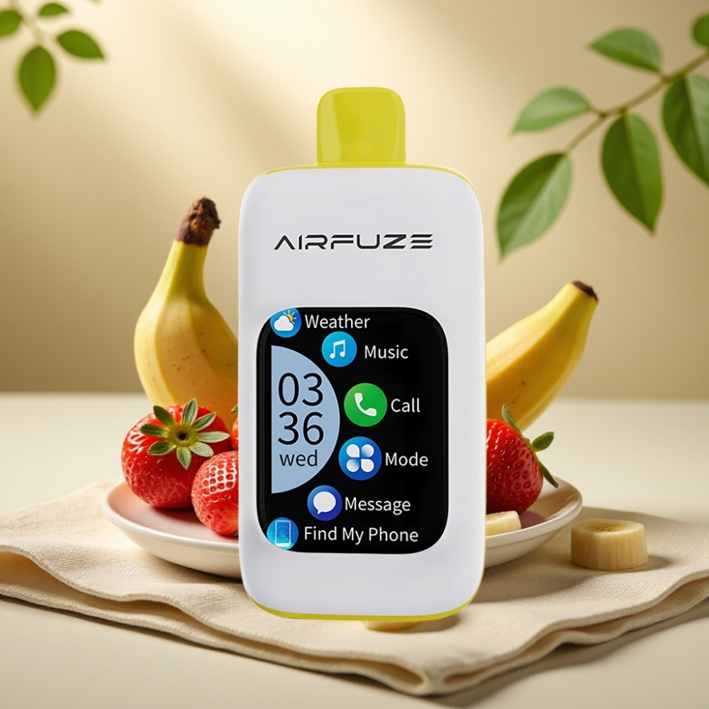AirFuze Smart Pro 40000 Puffs jahoda-banán, 20ML, 900mAh, 3 módy