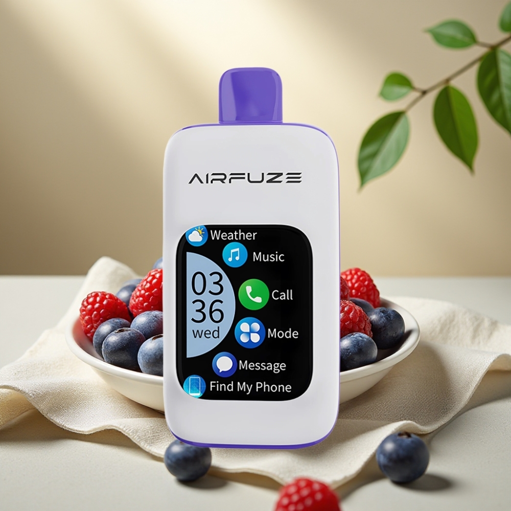 Airfuze Smart Pro 40000 Puffs Modrý Razz Ice 900mAh 20ML 2%/5%