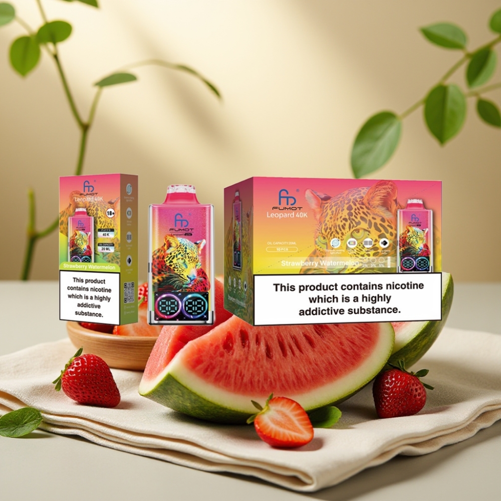 Fumot Leopard 40K Jahoda Melón, Typ-C, 700mAh, 5% Nikotín