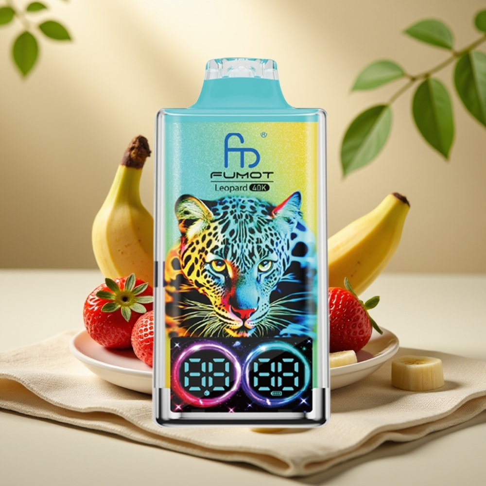 Fumot Leopard 40K Puffs Jaga Banán 700mAh Dual Mesh Type-C