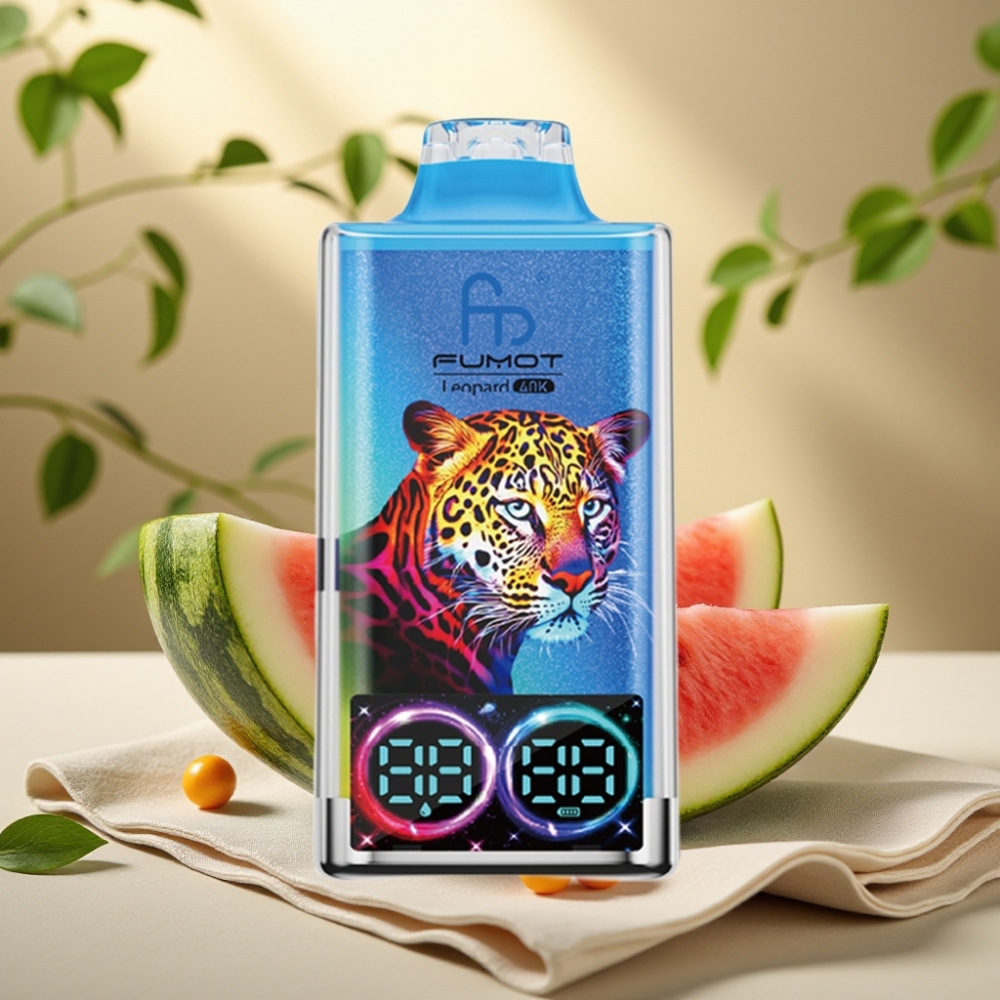 Fumot Leopard 40K Puffs Vodný Melón Bubblegum, Dual Mesh, 700mAh, Typ-C