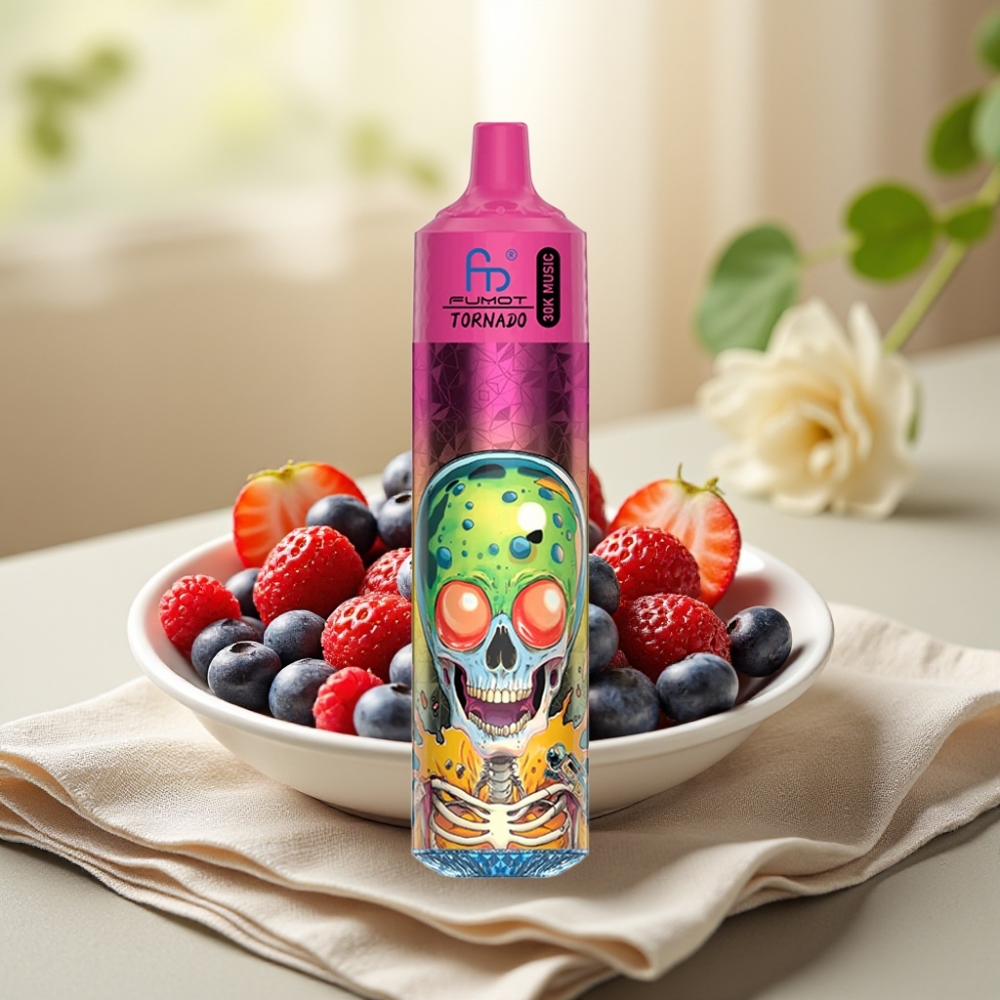 Fumot RandM Tornado 30000 Čučoriedka Jahoda Malina Zmrzlina 30mL 5%