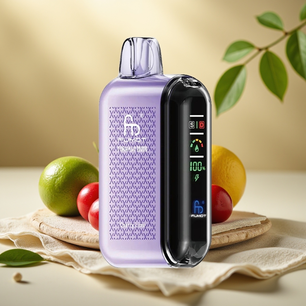 Fumot Tornado 20000 Puffs Čerešňa Limetka, Dual Mesh, 20ml, 850mAh