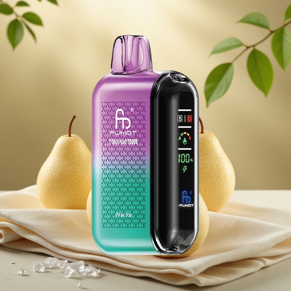 Fumot Tornado Hruška Ľadová 20000 Puffs, Dual Mesh Coil, 20ml