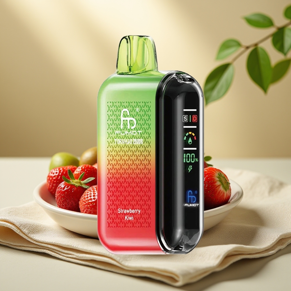 Fumot Tornado Jahoda Kiwi 20000 Puffov, Dual Mesh, 20ml, 850mAh