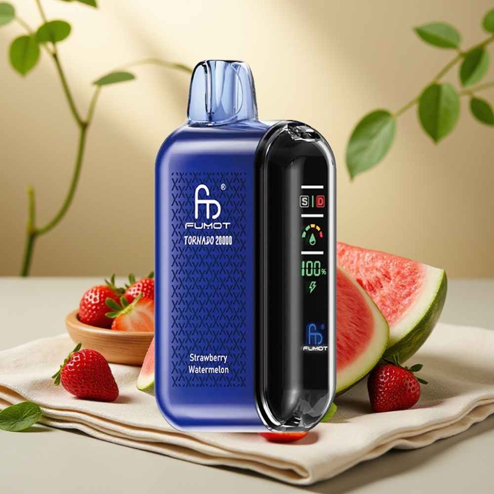 Fumot Tornado Jahoda-Melon 20000 Puffs, Dual Mesh Coil, 20ml, 850mAh