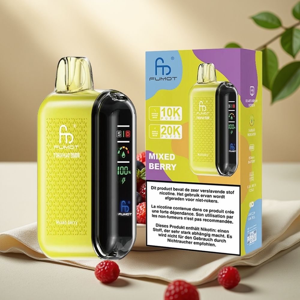 Fumot Tornado Mix Bobule, 20000 ťahov, 20ml, 850mAh