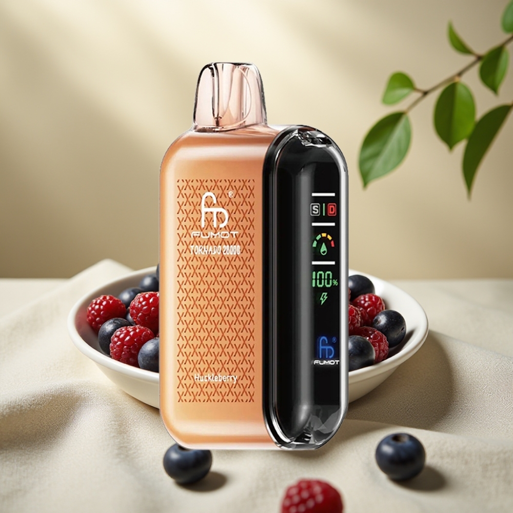 Fumot Tornado Čučoriedka 20000 Puffs, Dual Mesh, 20ml, 850mAh