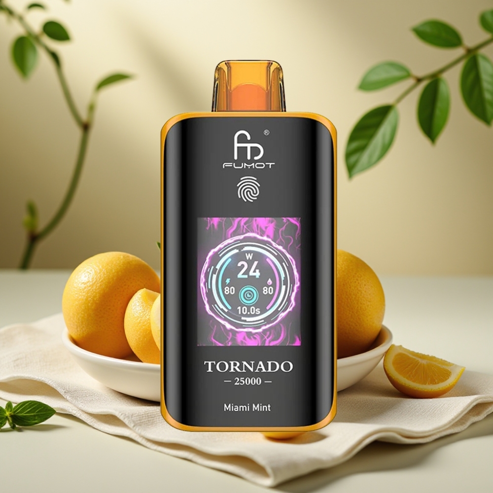 Fumot Tornado Miami Mäta 25000 Puffs HD Screen 700mAh 20ml