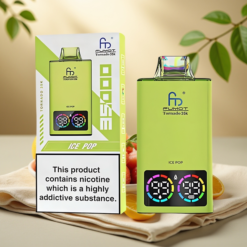 Fumot Tornado 35K Disposable Vape Ľadový Cukrík, 15ml, 35000 Fajok