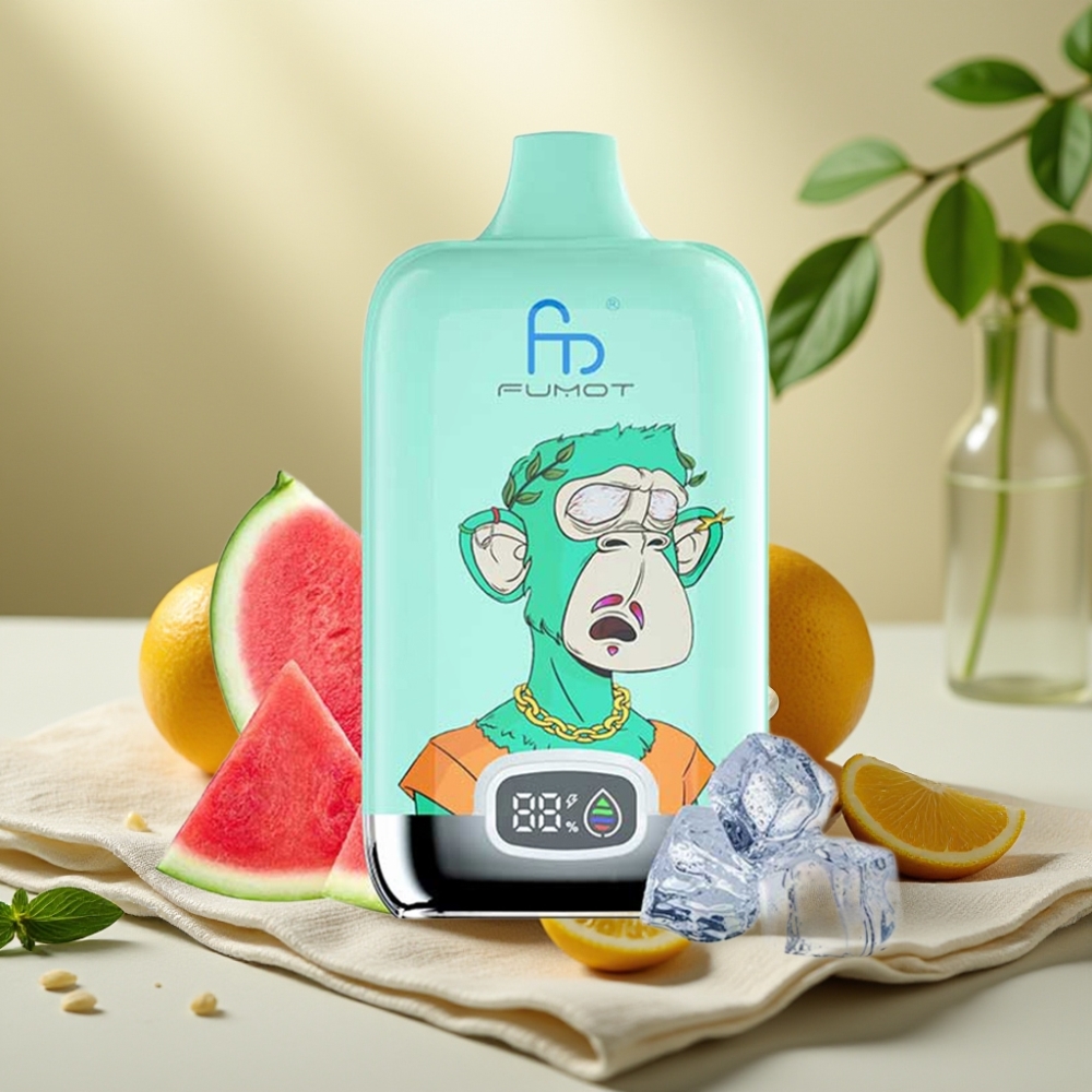 Fumot Tornado Digital Box 12000 Puffs Chladná Mätová 20ml Mesh Typ-C