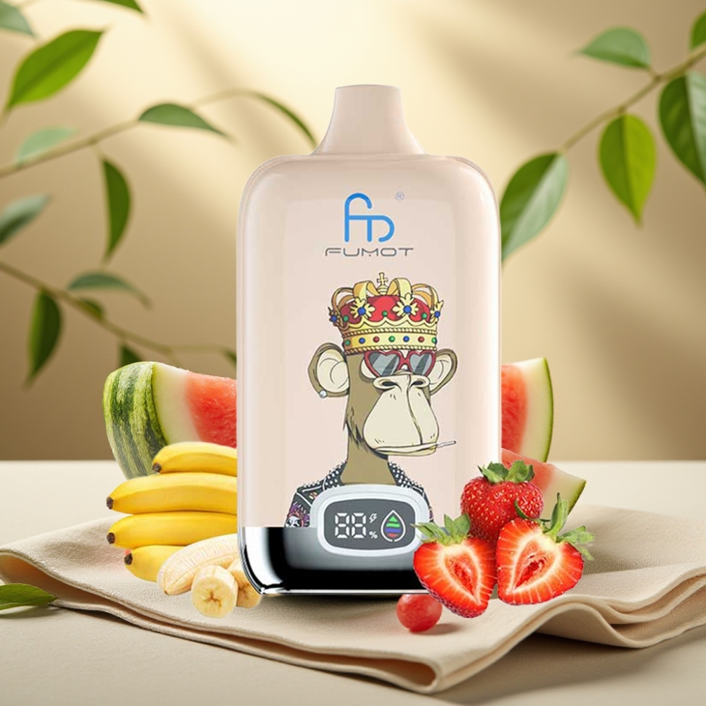 Fumot Tornado Digital Box 12000 Puffs Vodný melón Ice 20ml Mesh 550mAh