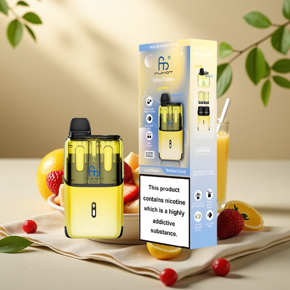 Fumot Ultra T32000 Jednorázová Vape Lucid Dream - Dúhové Cukríky 32000 fajčiek 24ml 20mg