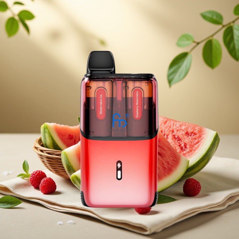 Fumot Ultra T32000 Jednorázová Vape Melónový Ľad - Malinový Melón, 32000 ťahov, 800mAh