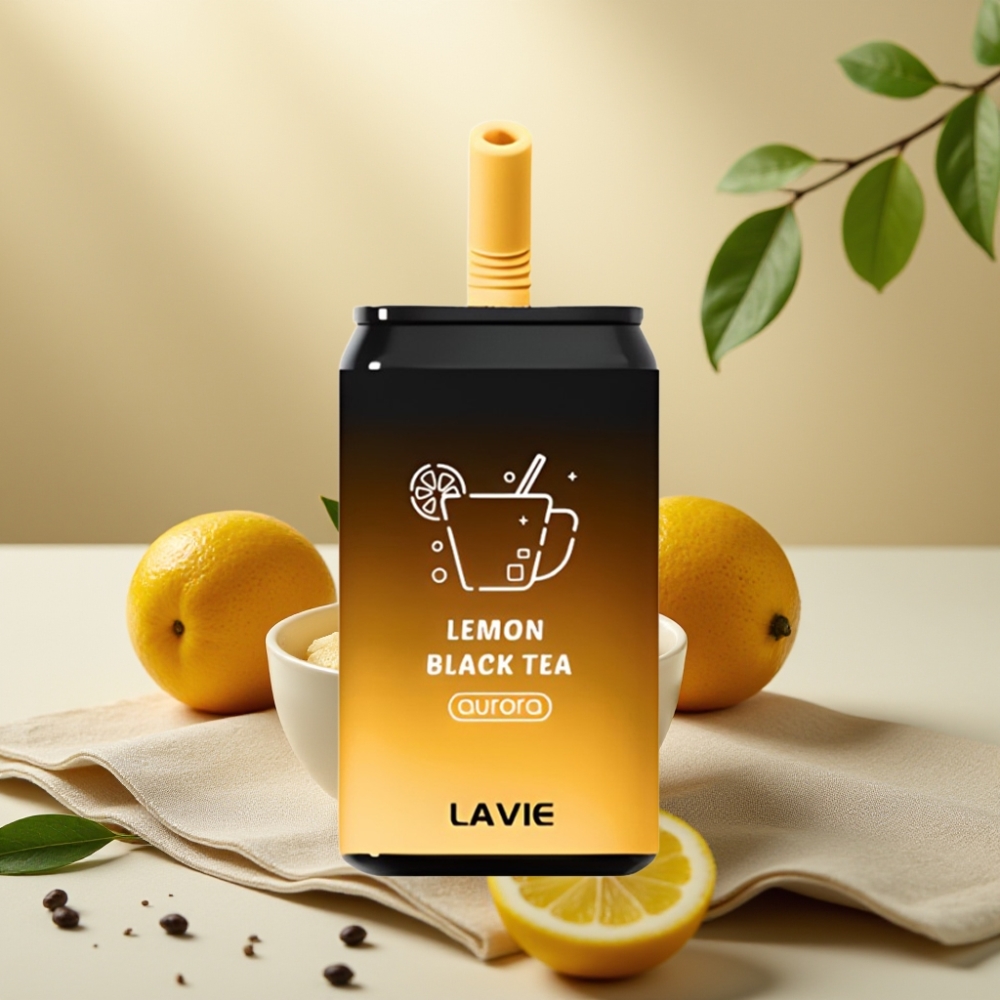 LAVIE Aurora 11000 Puffs Citrónový Čierny Čaj 22ML 5% 650mAh