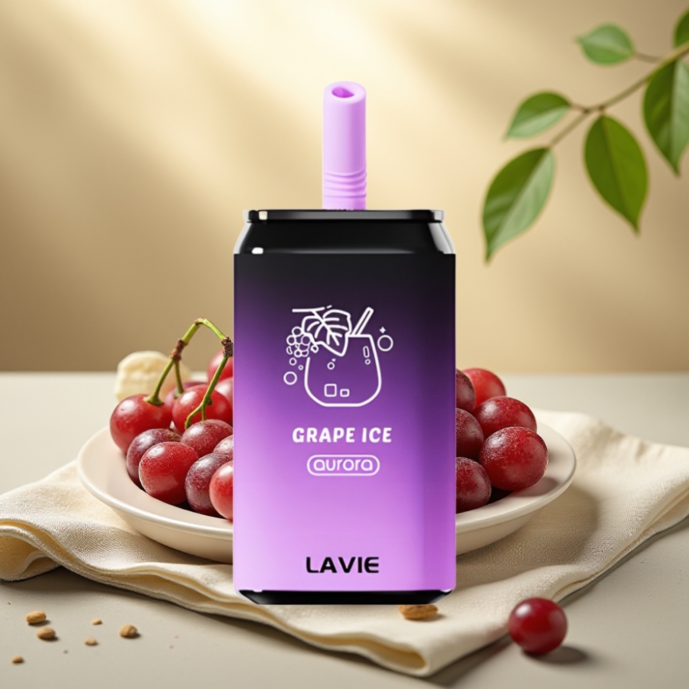 LAVIE Aurora 11000 Puffs Hroznový ľad – 22ML, 650mAh, Typ-C