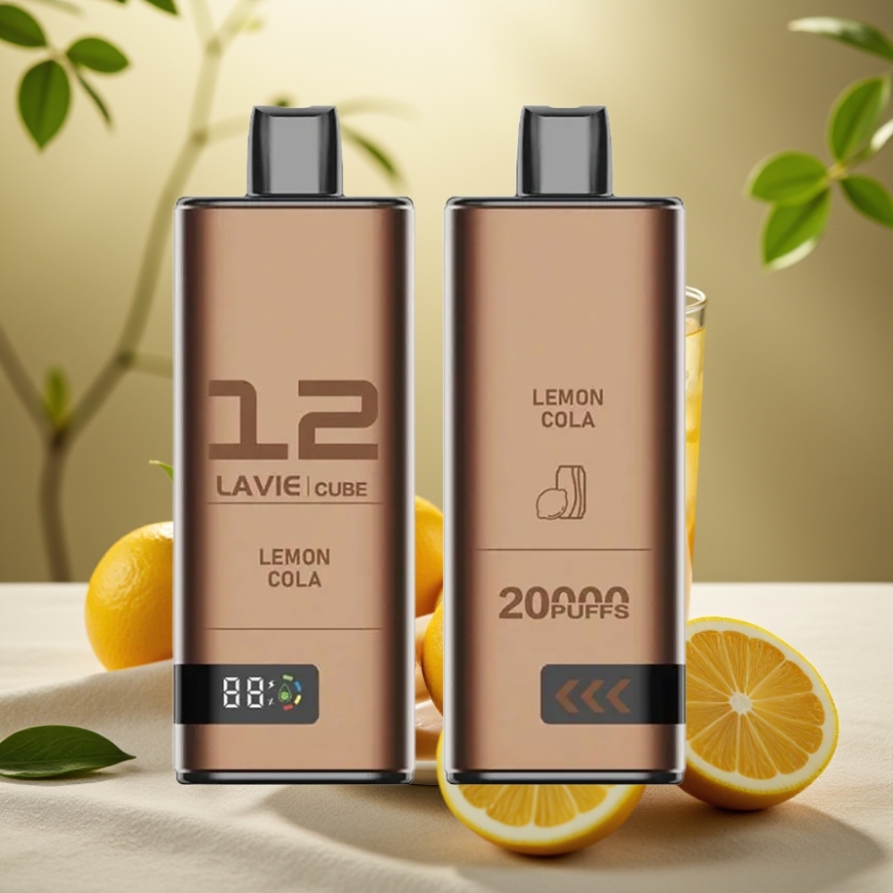 Lavie Cube 20000 Puffs Disposable Vape Citrónová Kola 28ML 5% 600mAh