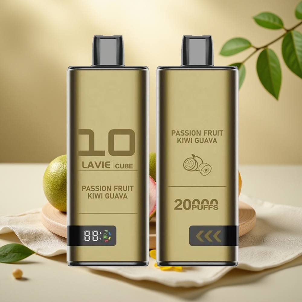 Lavie Cube 20000 Puffs Disposable Vape Marhuľa Kiwi Guava 28ML 5%