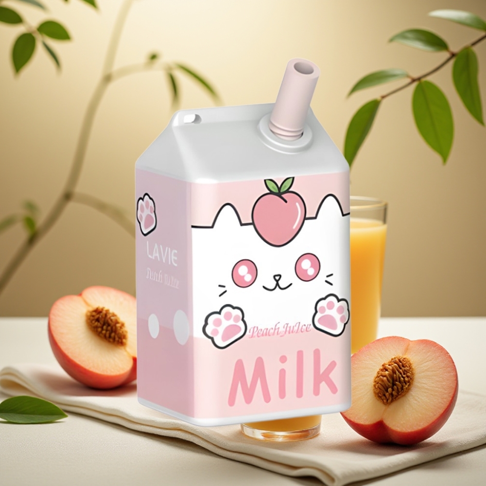 LAVIE Milk 7000 Puffs Broskyňová Šťava 16ML 5% 600mAh