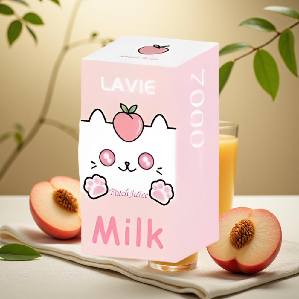 LAVIE Milk 7000 Puffs Broskyňová Šťava 16ML 5% 600mAh