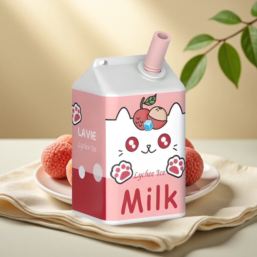 LAVIE Milk 7000 Puffs Lychee Ľadová 16ML 5% Type C