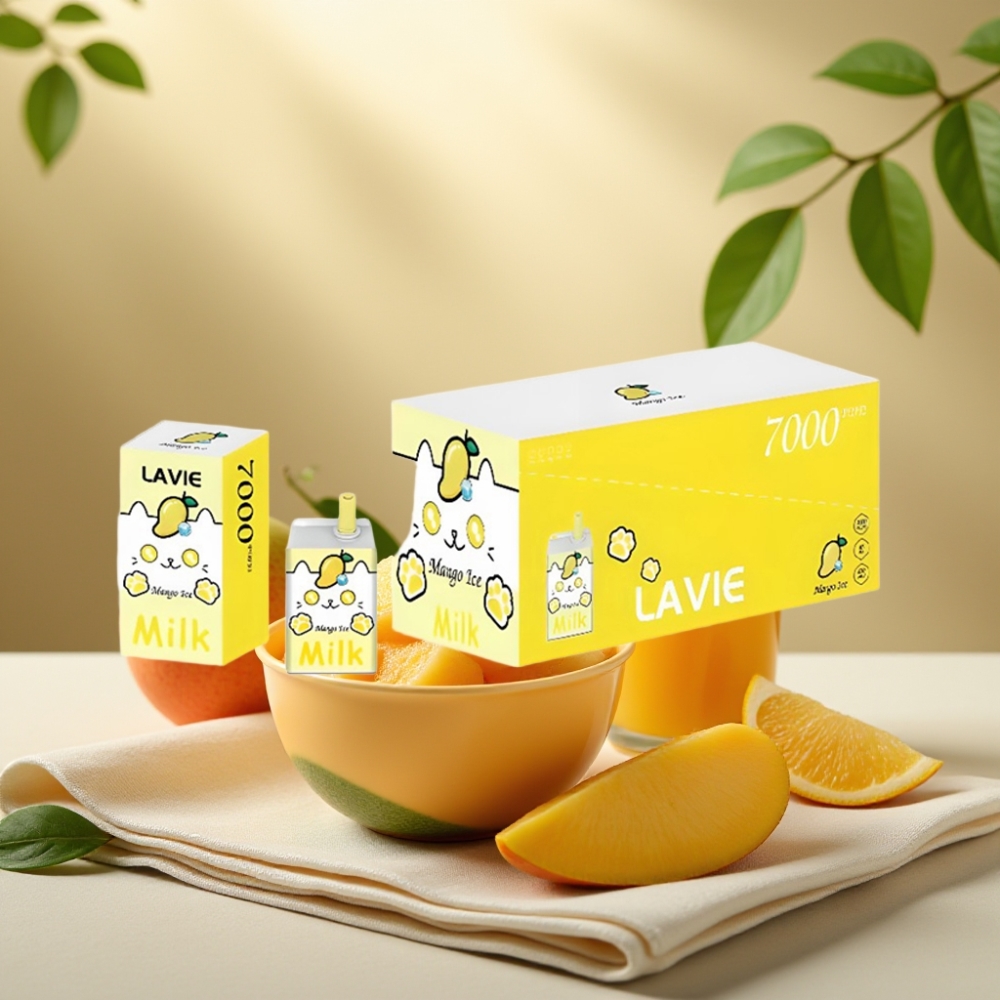 LAVIE Milk 7000 Puffs Mango Ľadový 16ML 600mAh Typ-C