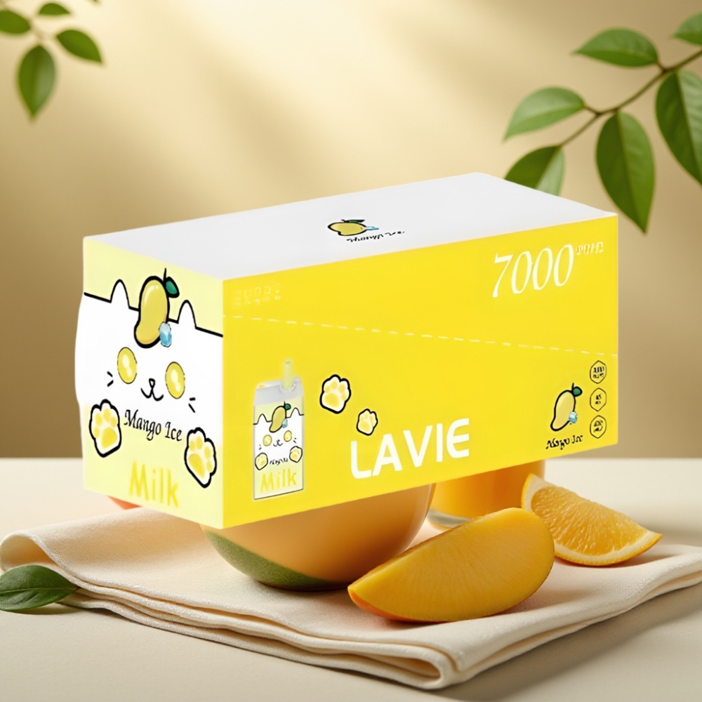 LAVIE Milk 7000 Puffs Mango Ľadový 16ML 600mAh Typ-C