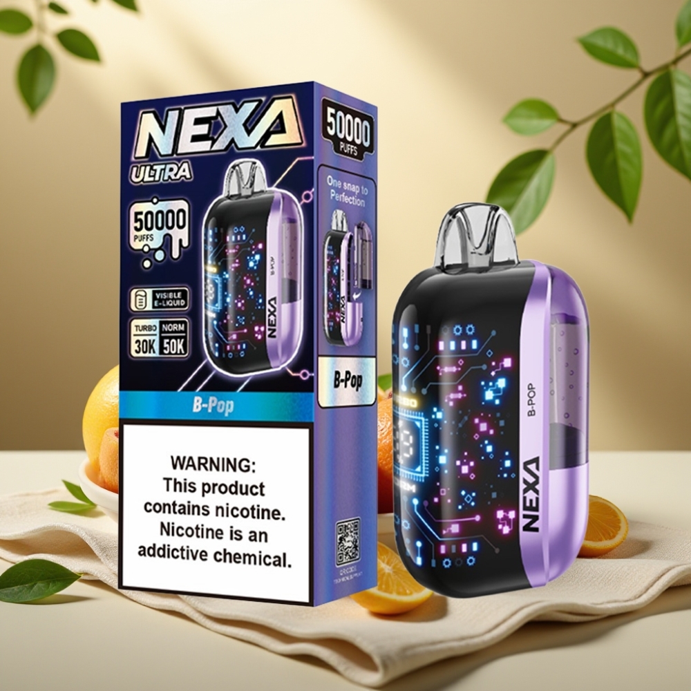 NEXA Ultra 50K Disposable Vape B-Pop 20ml, 800mAh, 5% nikotínu