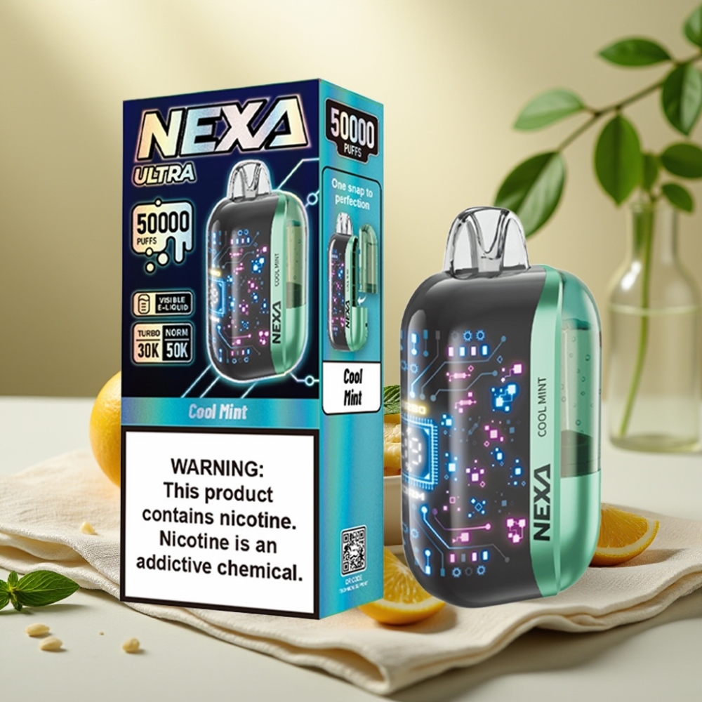 NEXA Ultra 50K Jednorázová Vape Chladivá Mätová 20ml/800mAh/5%