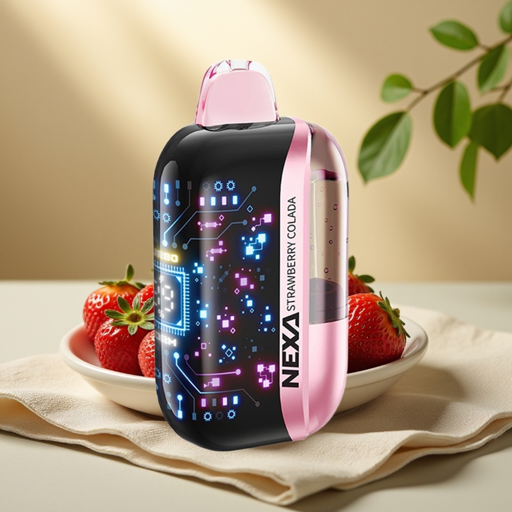 NEXA Ultra 50K Jednorázová Vape Jahoda Colada 20ml 800mAh 5%