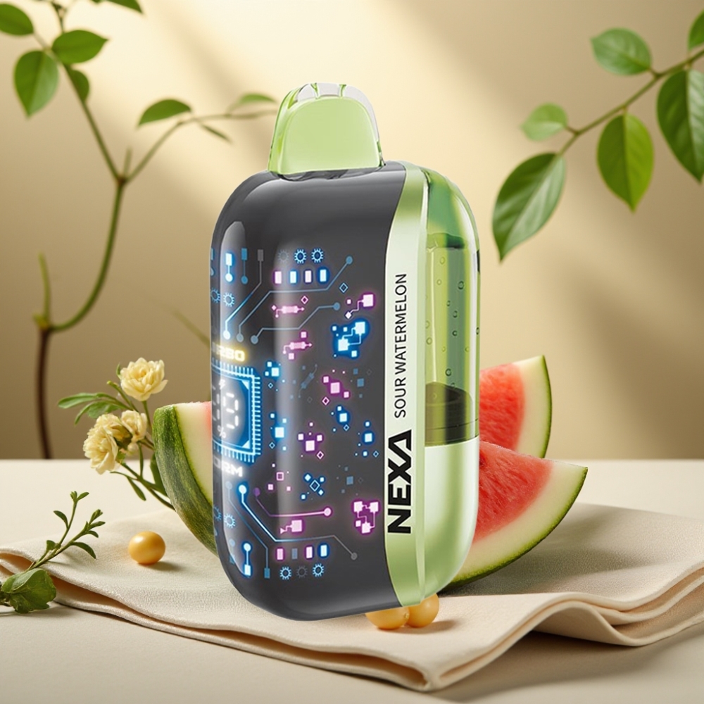 NEXA Ultra 50K Jednorázová Vape Kyslý Melón 20ml/800mAh/5%