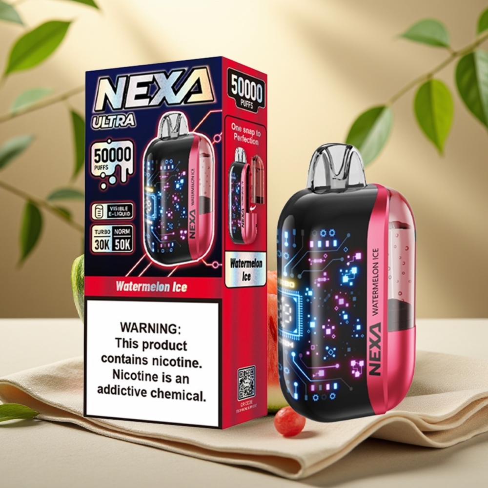 NEXA Ultra 50K Jednorázová Vape Melónový Ľad 20ml 800mAh 5%