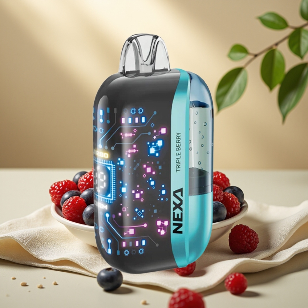 NEXA Ultra 50K Jednorázová Vape Trojitá Bobuľa, 20ml, 50000 Ťahov, 5% Nikotínu