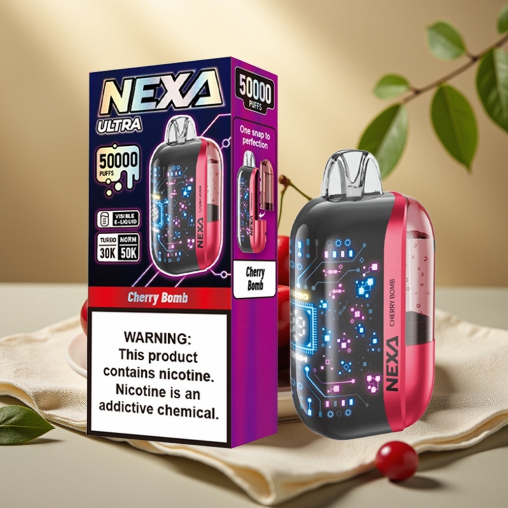 NEXA Ultra Čerešňový Bomp 50K 20ml 5% 0.9ohm Dual Mesh