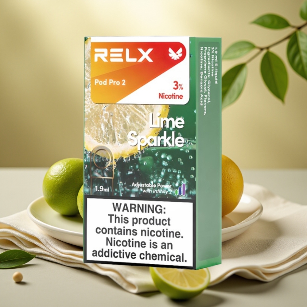 RELX Pod Pro 2 Citrónová Iskra – 3% nikotín, 600 potiahnutí, 1,9ml, 3 režimy