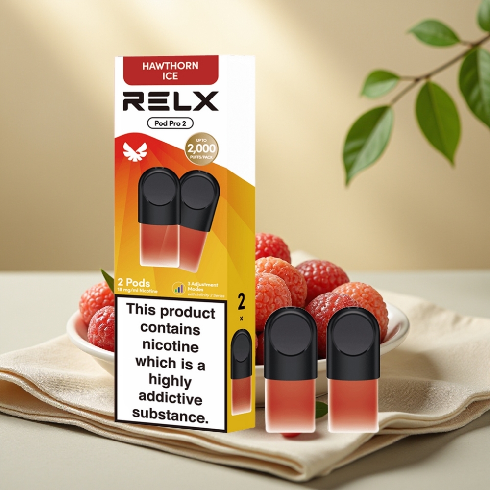 RELX Pod Pro 2 Hlohový ľad – 1,8% nikotínu, 600 potiahnutí, 3 režimy výkonu