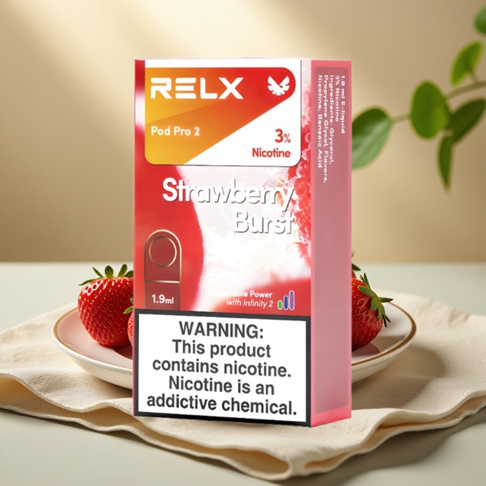 RELX Pod Pro 2 Jahodová Prasklina 3% nikotín, 600 potiahnutí, 1.9ml