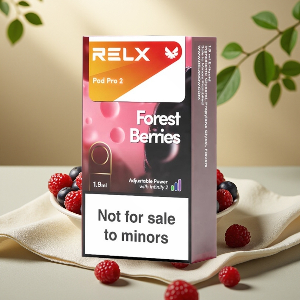 RELX Pod Pro 2 Lesné bobule 0% nikotínu 600 potiahnutí 1,9ml