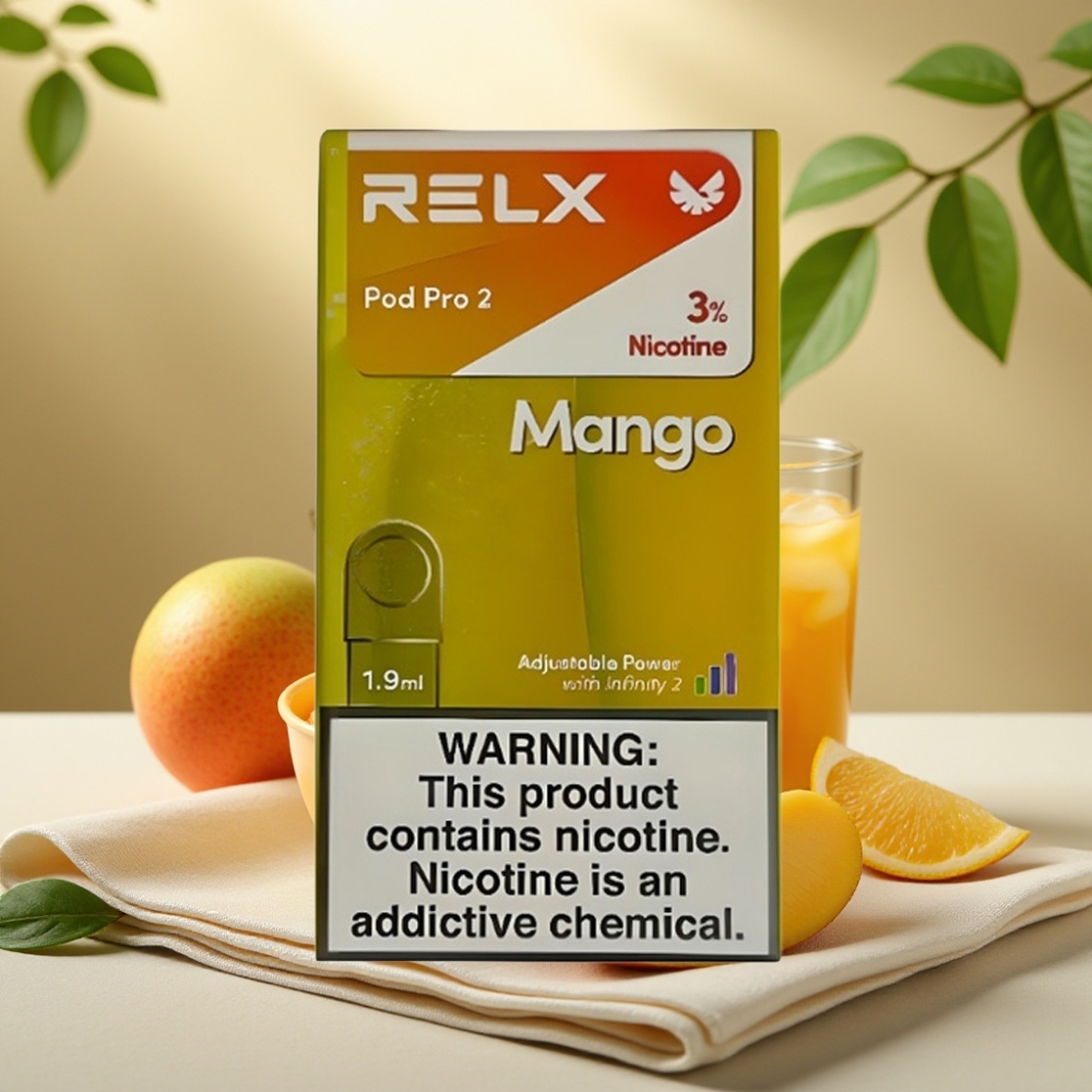 RELX Pod Pro 2 Mango Ice 3% nikotín, 600 potiahnutí, 1,9ml