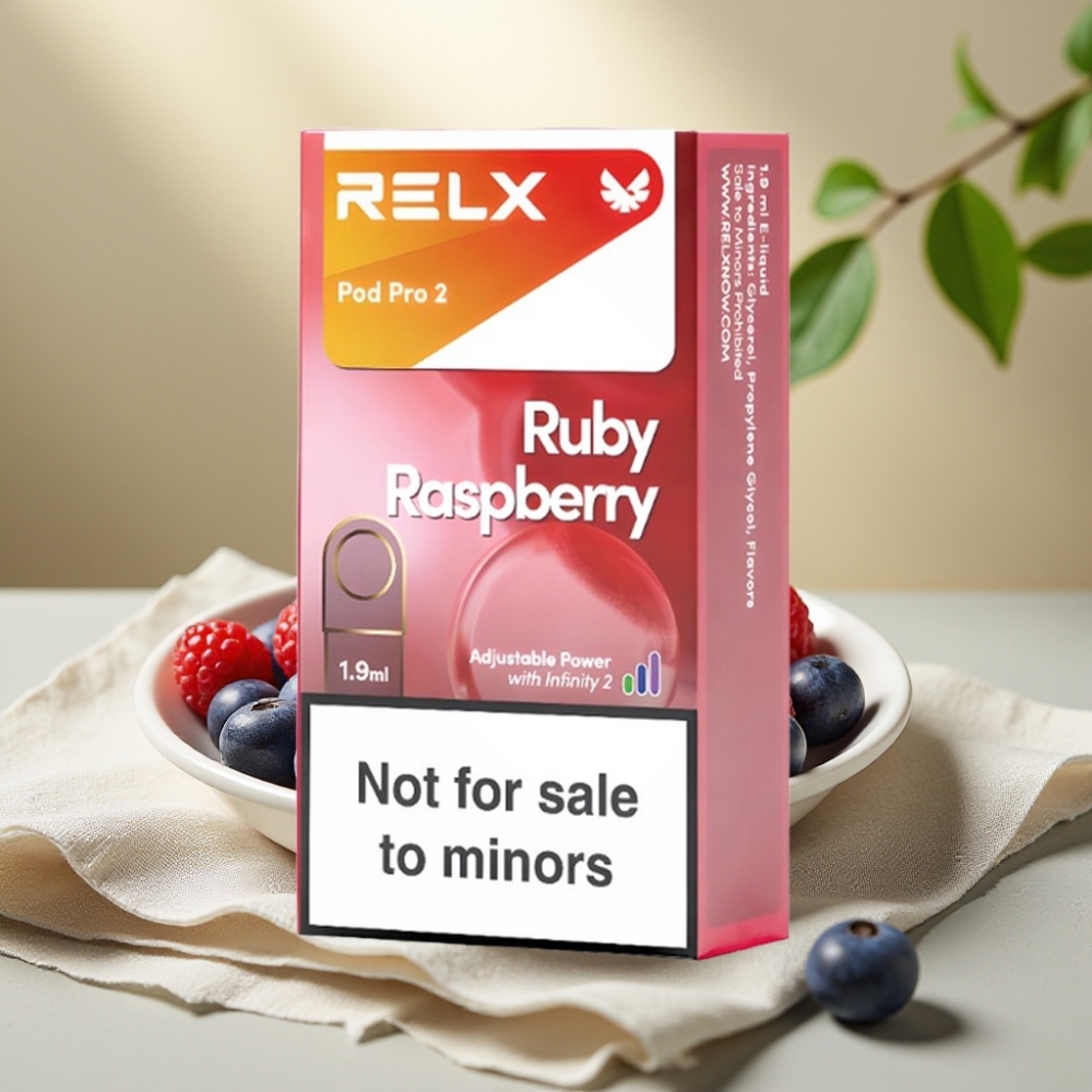RELX Pod Pro 2 Modrá Malina 0% nikotínu, 600 potiahnutí, 3 režimy výkonu