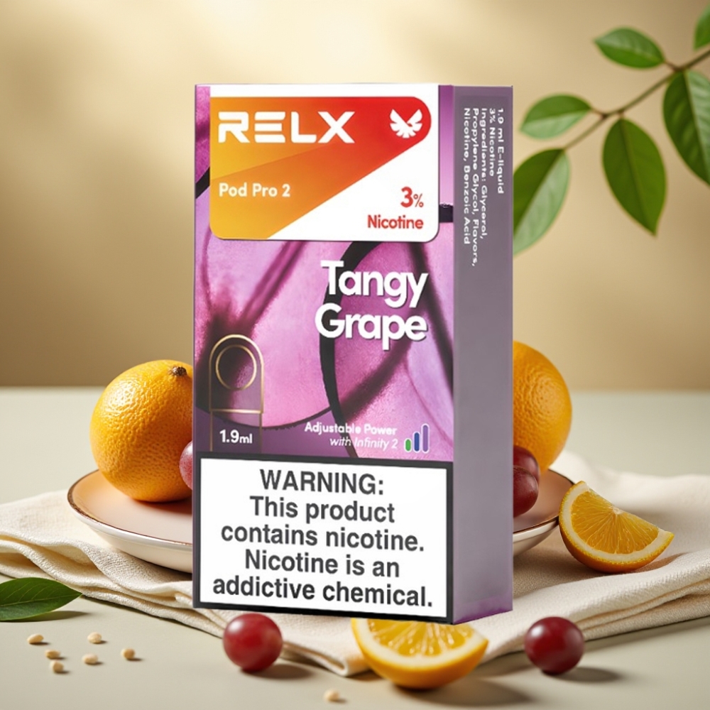 RELX Pod Pro 2 Tangy Grape (3% nikotín, 600 potiahnutí, 1.9ml)