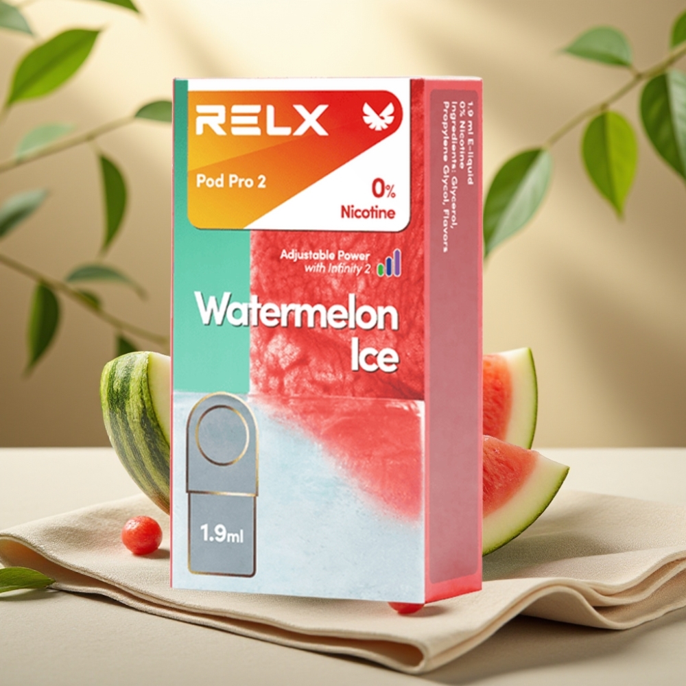 RELX Pod Pro 2 Vodný Melón Ice 0% Nikotín, 1.9ml, 600 potiahnutí
