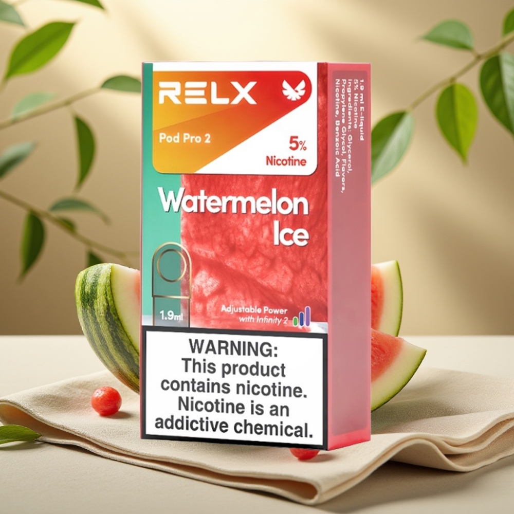RELX Pod Pro 2 Vodný Melón Ice 5% nikotín, 1.9ml, 600 fajok