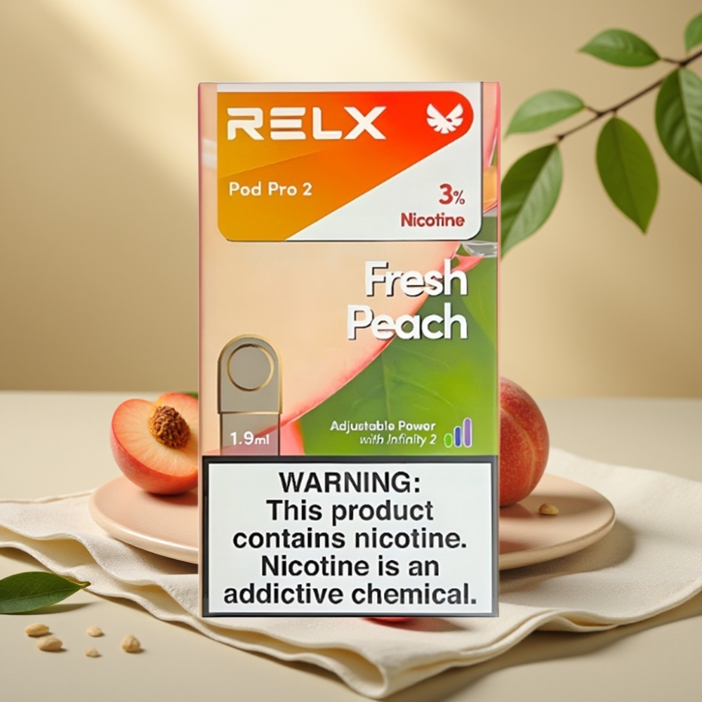 RELX Pod Pro 2 Čerstvá Broskyňa 3% Nikotín, 1.9ml, 600 ťahov